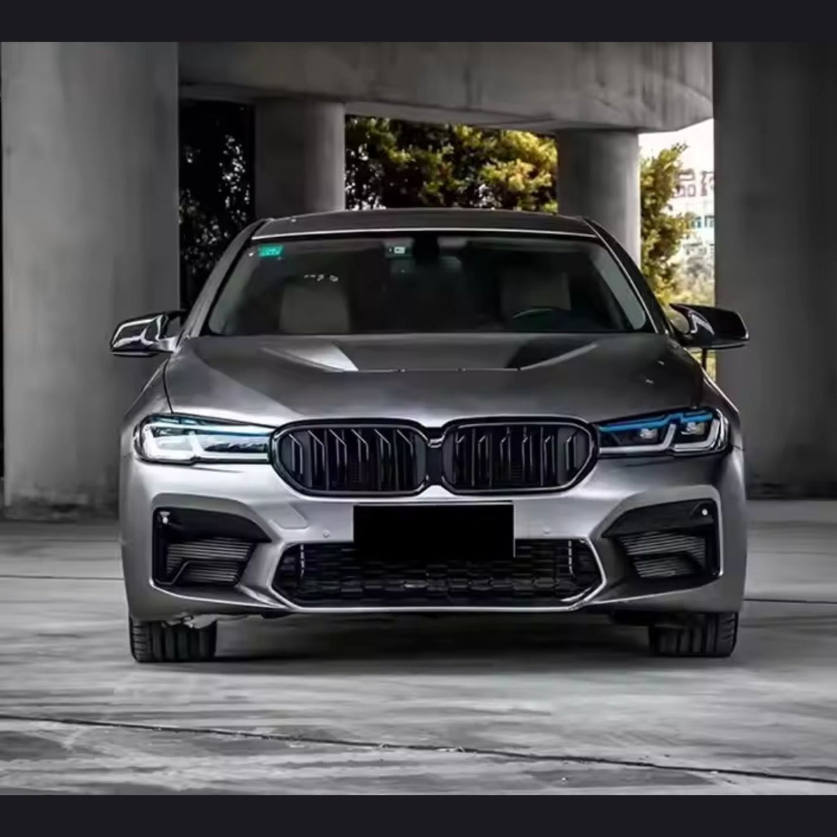 2021 M5 G30 LCI Bodykit Front Bumper Rear Bumper Diffuser Side Skirt Hood for BMW 5 Series F10