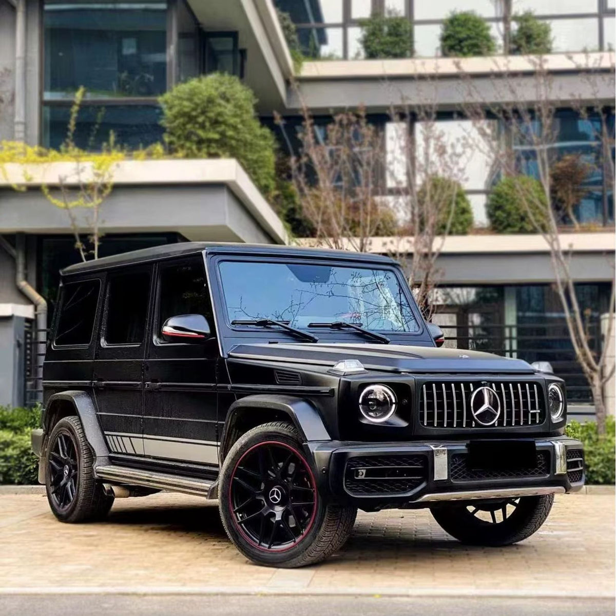 Body Kit for Upgrading Mercedes-Benz W463 G500, G350, G63 From 2005-2018 to W465 AMG Style Complete Kit