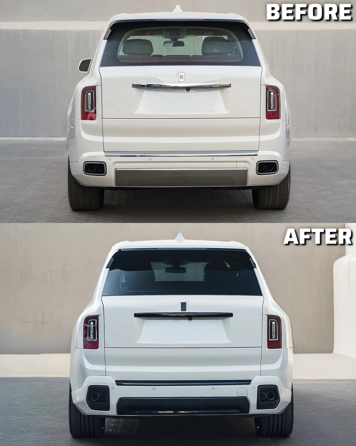 Rolls-Royce Cullinan Facelift Upgrade  (old to  new)