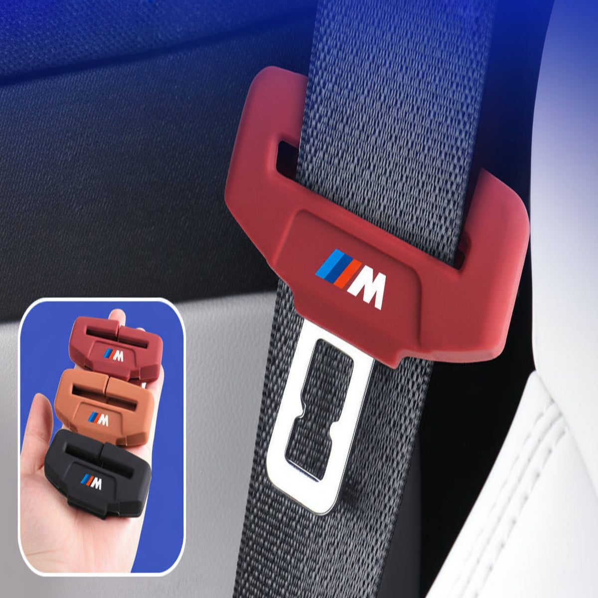 Suitable for BMW seat insert bayonet silicone protective case 3 Series 5 Series 4 Series 2 7 6 Series X1X3X4X5X7 interior