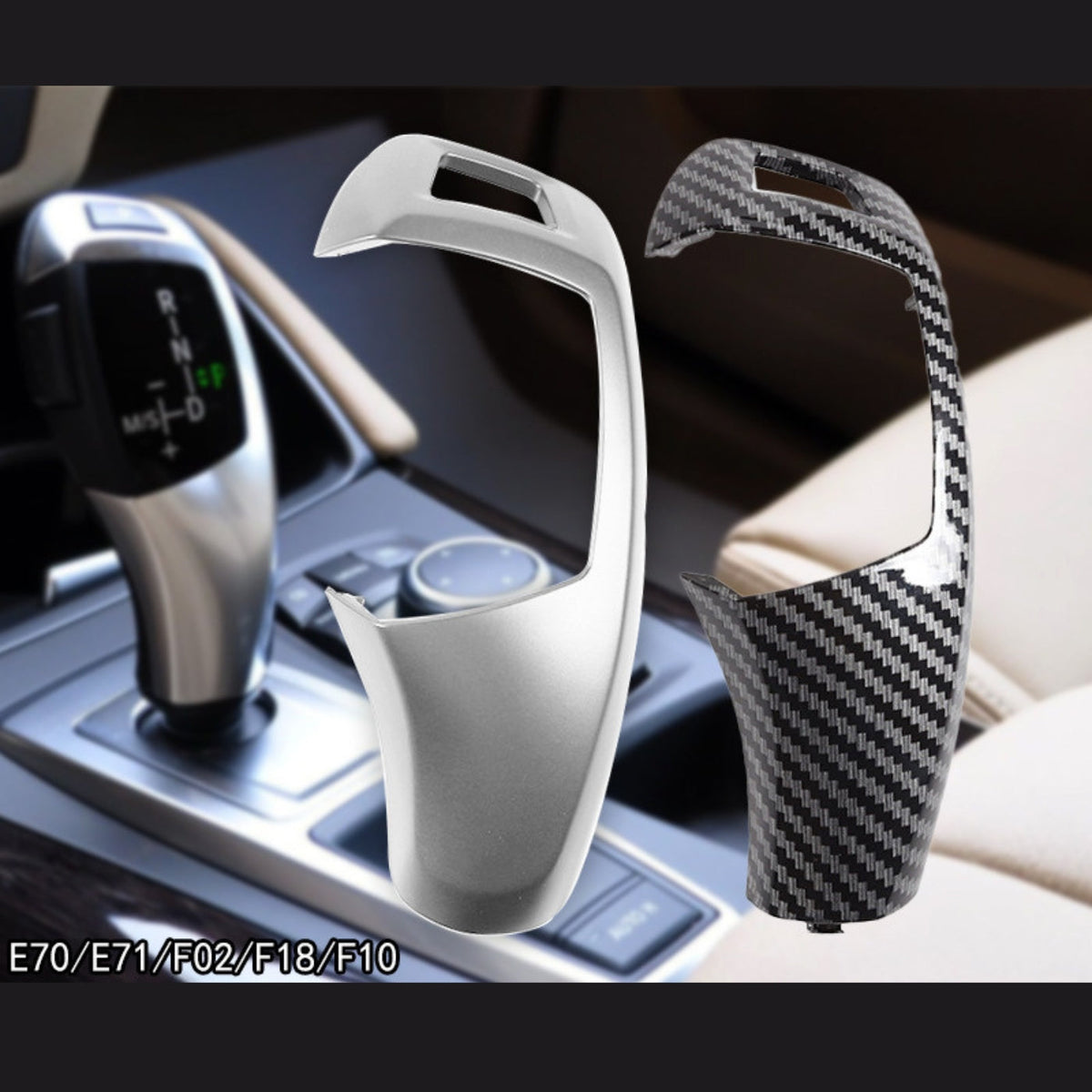 Applicable to 08-13 BMW X5X6 gear handle cover E70 E71 old BMW F01F10 gear handle cover outer cover