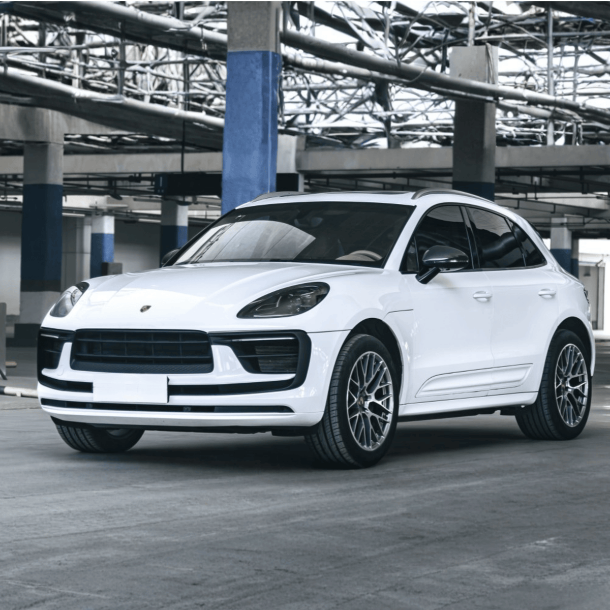 Compatible with Porsche Macan 95B (2014-2023) Upgrade to 95B.3 OE Style Front Bumper Kit with DRL