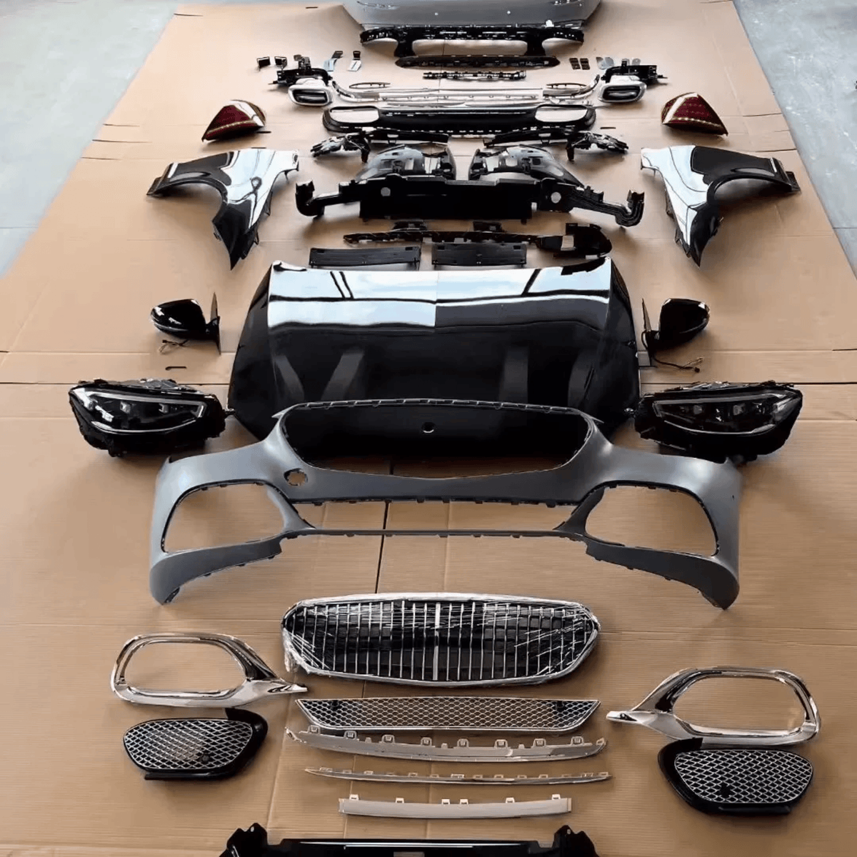 Maybach S680 Style Body Kit for Mercedes-Benz S-Class W221 (2008–2013) – W223 Full Conversion Upgrade | UMPARTS
